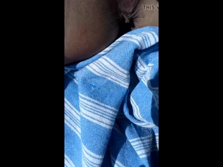 wife fun beach