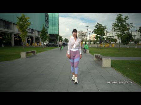 public beach transparent wearing